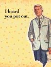 I Heard You Put Out Gift Tag