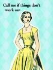 Call Me If Things Don't Work Out Gift Tag
